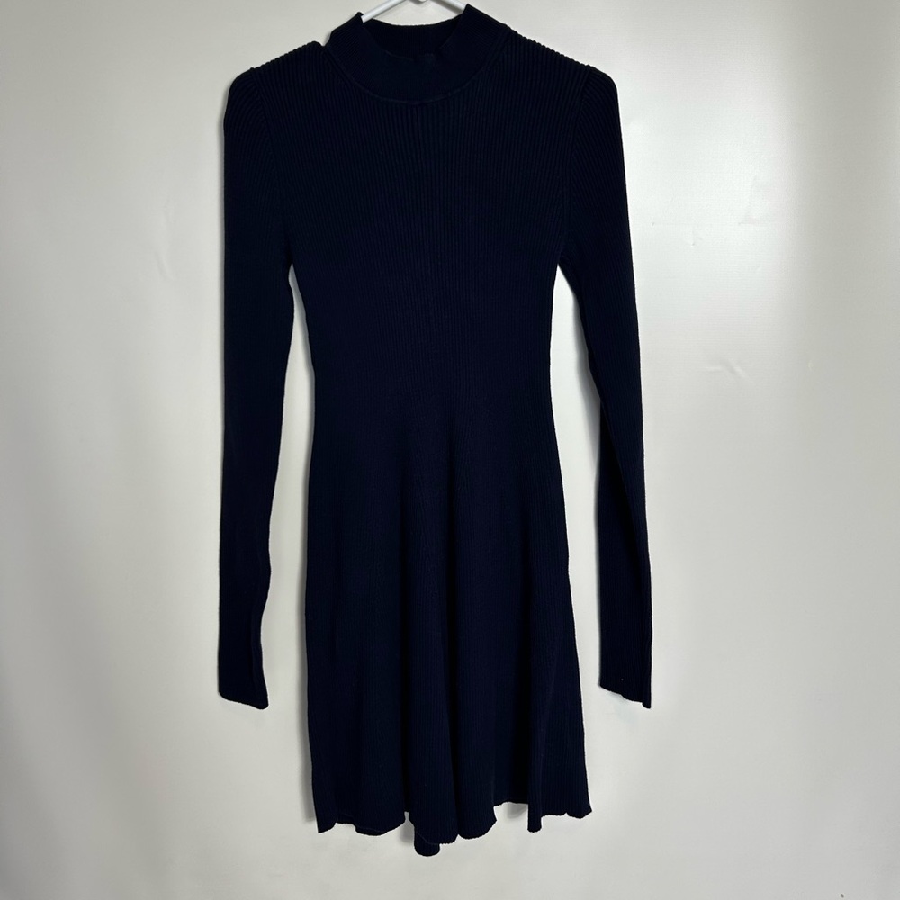 GAP Navy Blue Long‎ Sleeve SweaterDress - Medium Tall